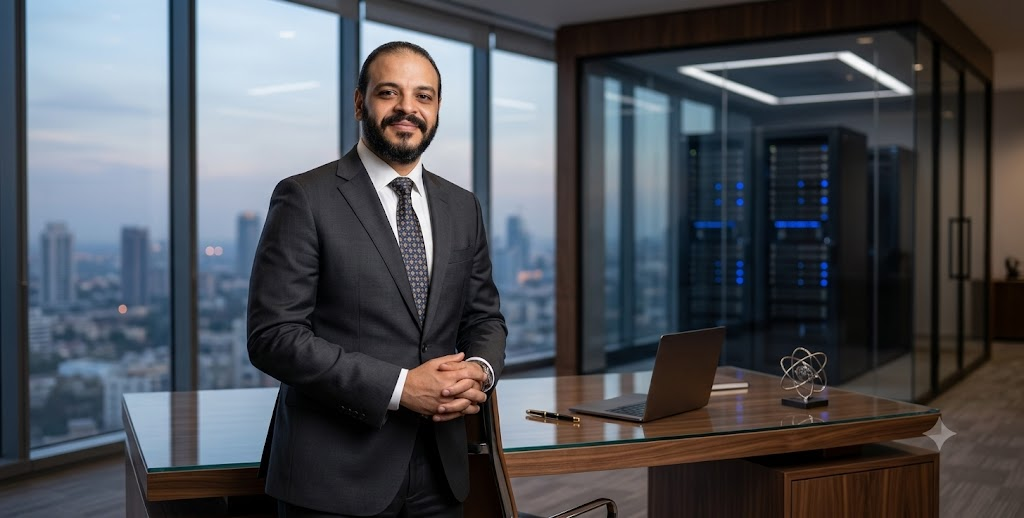 Amr Basyouny executive office portrait